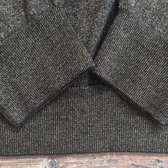 NWT Boss by Hugo Boss Black V-Neck Sweater with Ribbed Cuffs XL - Picture 7 of 12